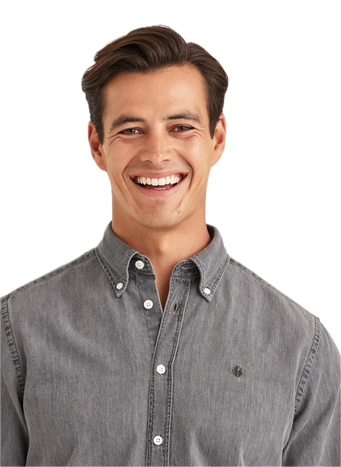 Light Denim Shirt-Slim Fit