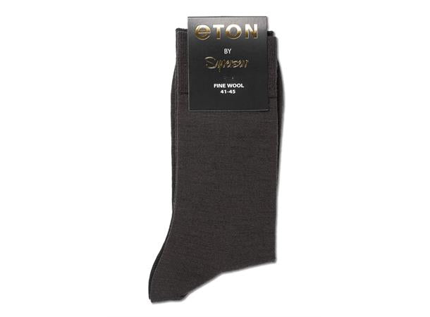 Eton Fine Wool Plain 435 Dark Brown 41-45