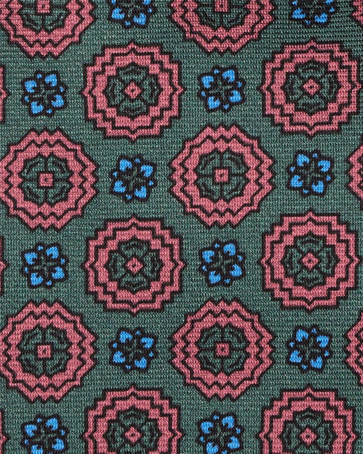 Artisan Floral Selftipped Italian Silk Tie