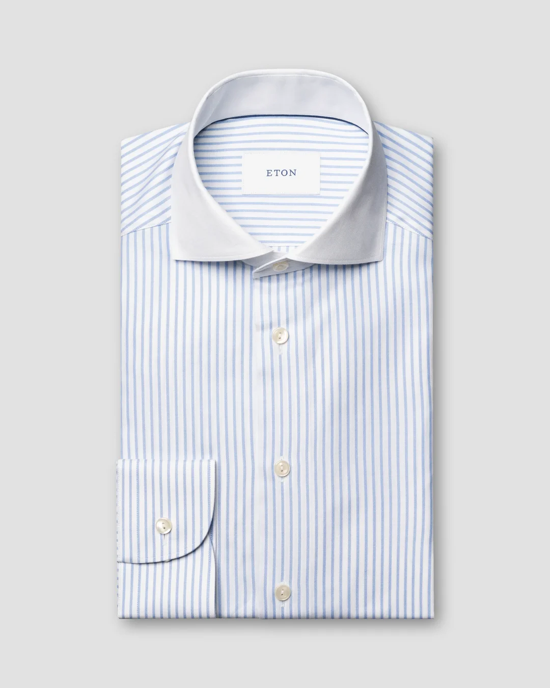 Light blue Striped Signature Oxford Shirt
