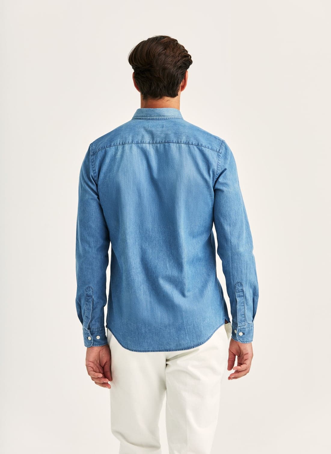 Light Denim Shirt-Slim Fit