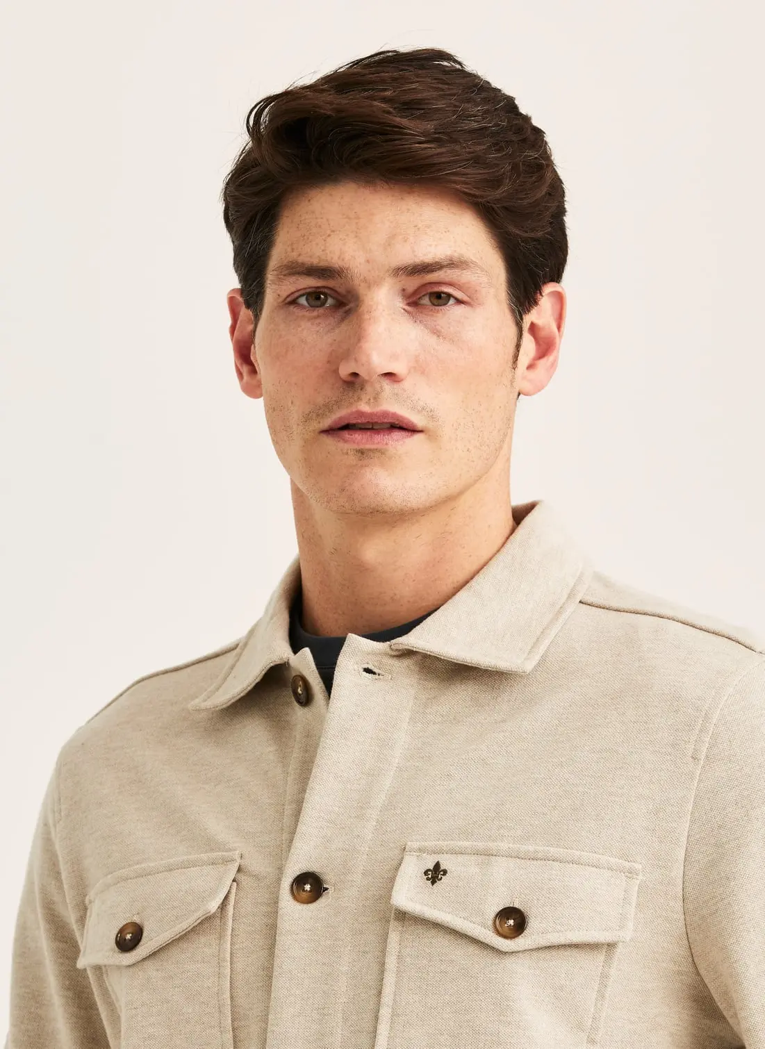 Andrew Piqué Jersey Overshirt