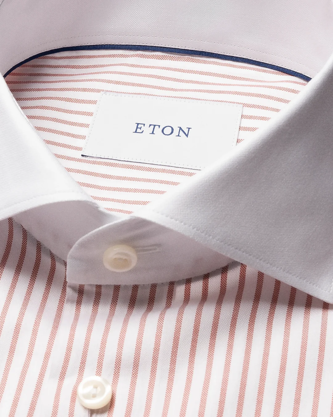 Orange Striped Signature Oxford Shirt