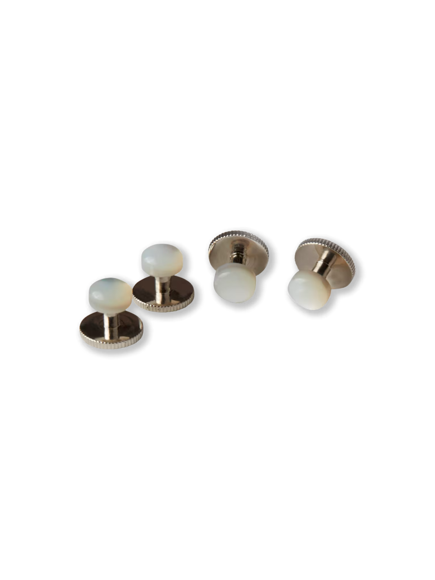 White Mother of Pearl Shirt Studs