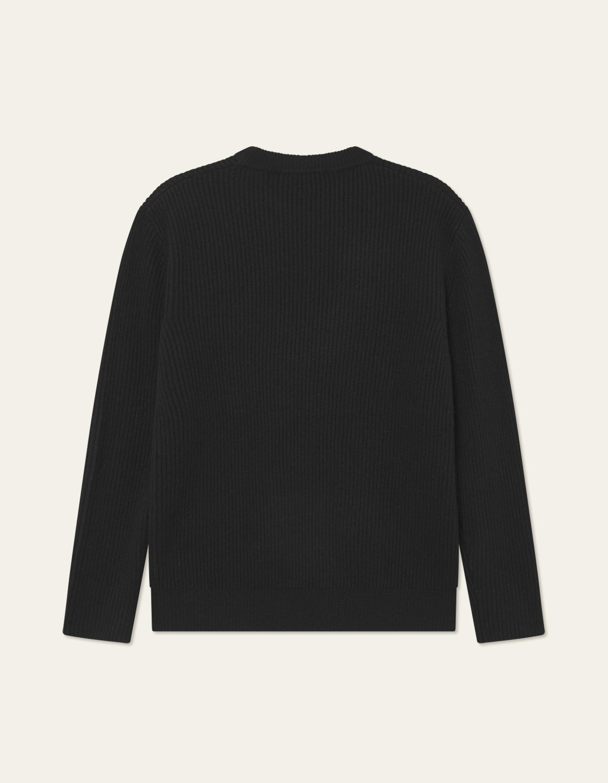 Eddie Wool Rib Crewneck Knit