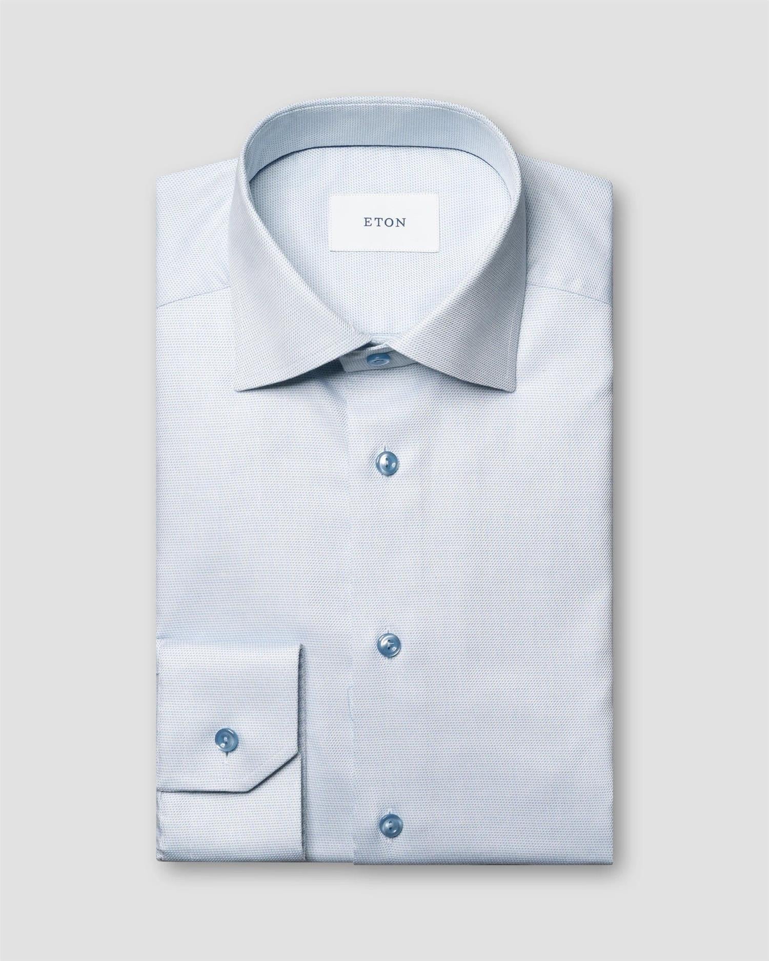 Slim Fit Semi Solid Twill Shirt