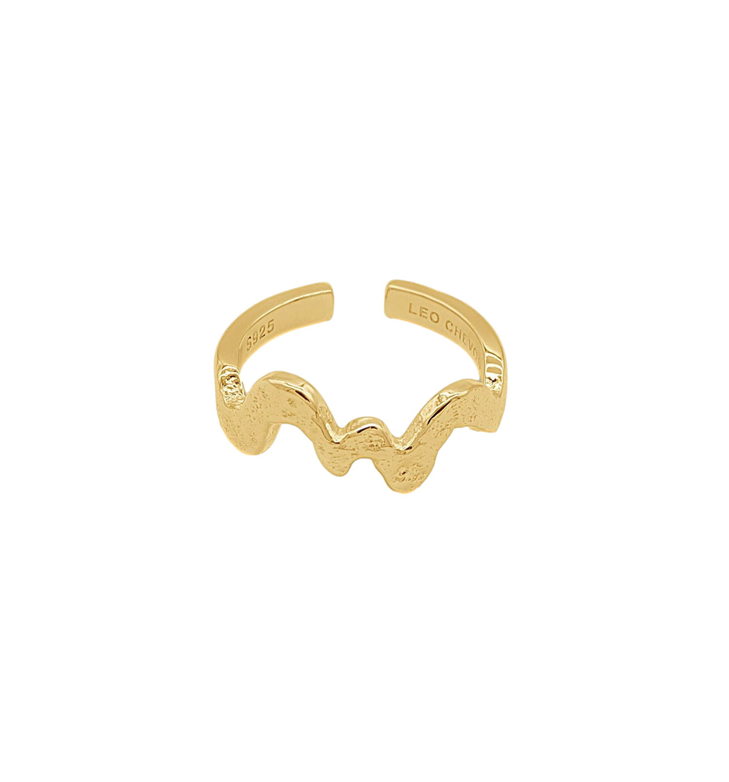 Bergen Bølgete Ring Justerbar