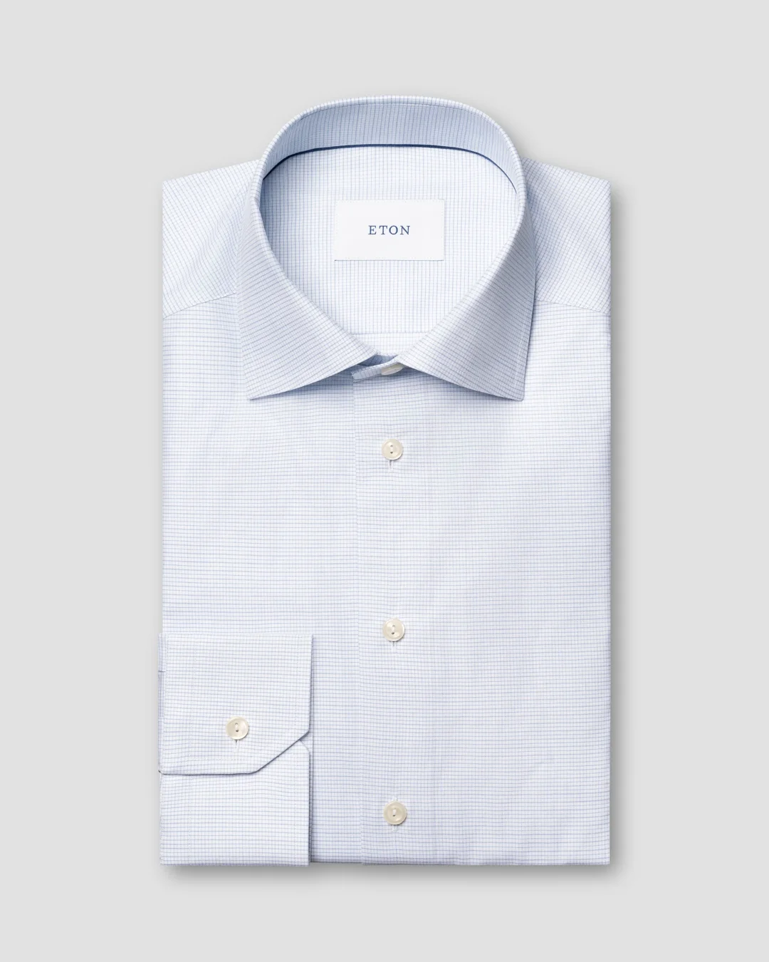 Light blue Check Twill Shirt