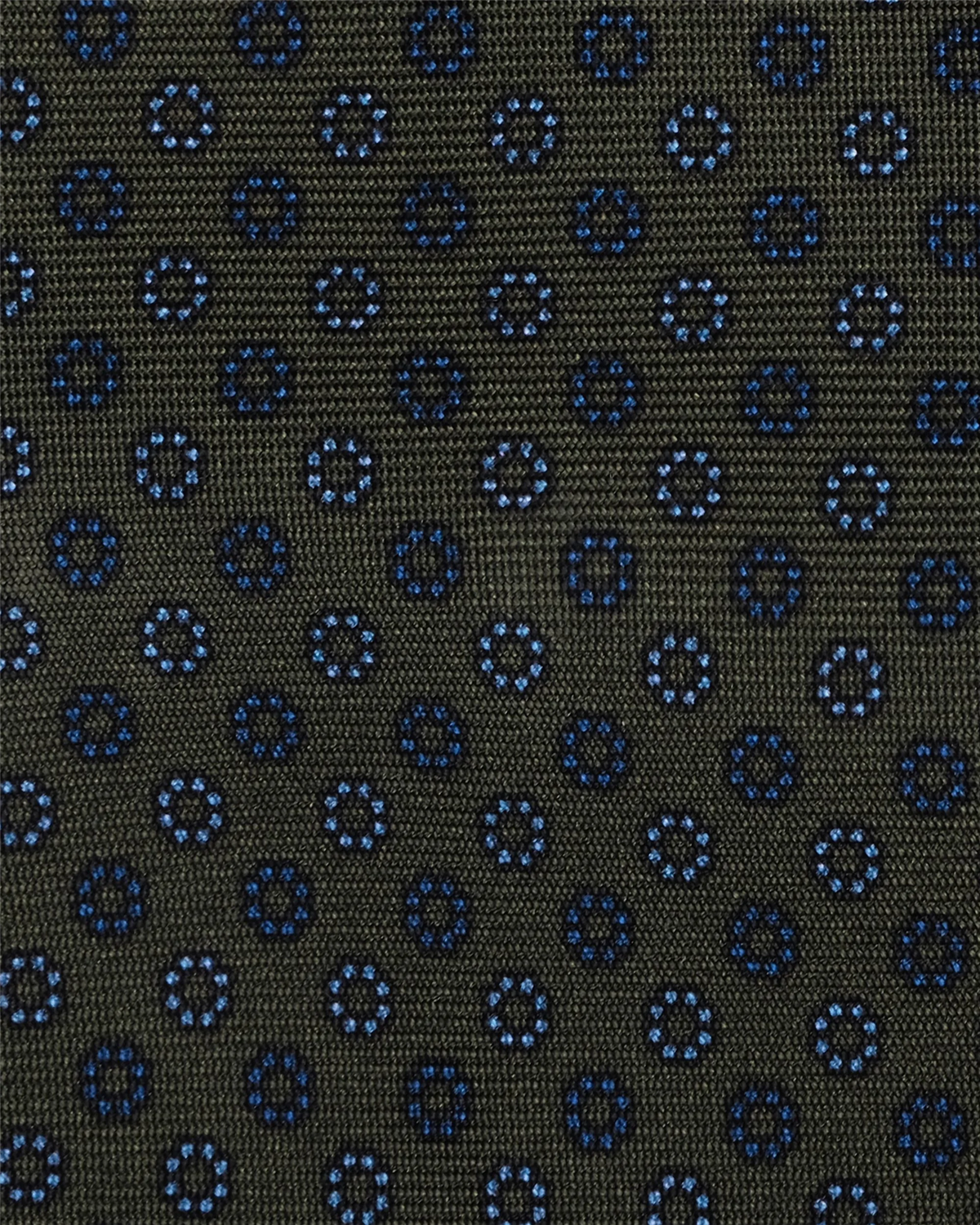 Micro Floral Selftipped Italian Silk Tie