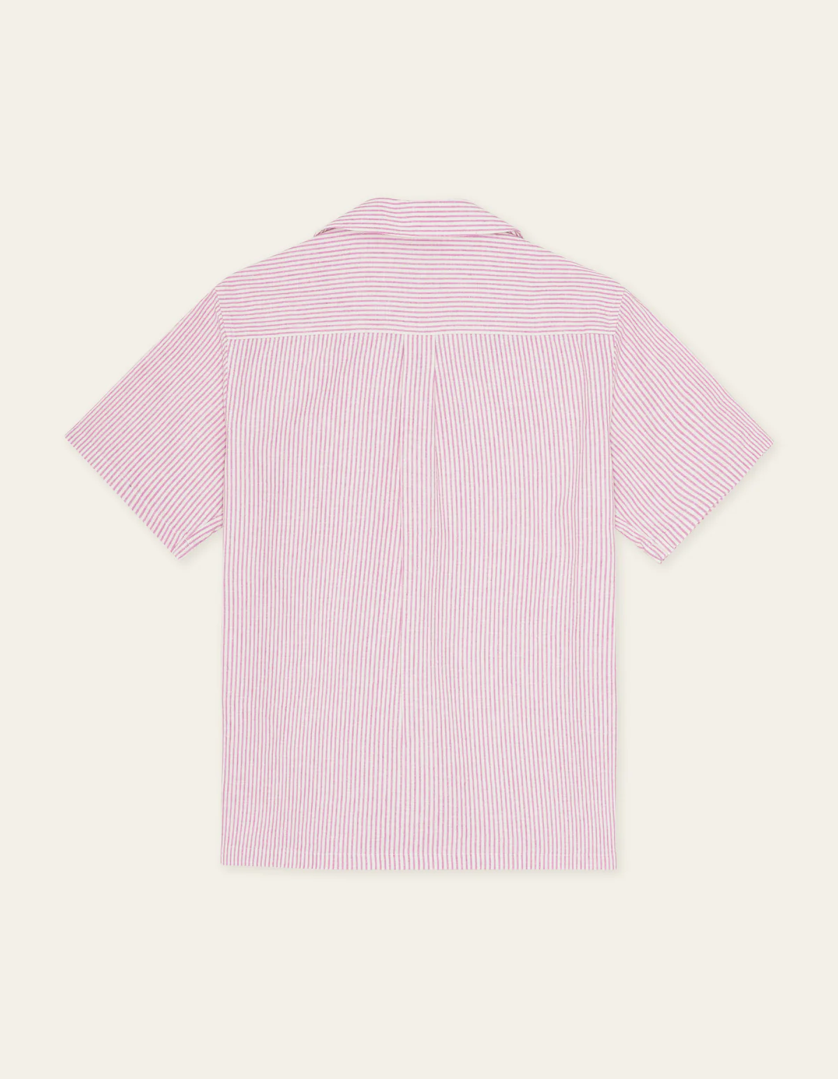 Lukas Stripe Cotton Linen SS Shirt