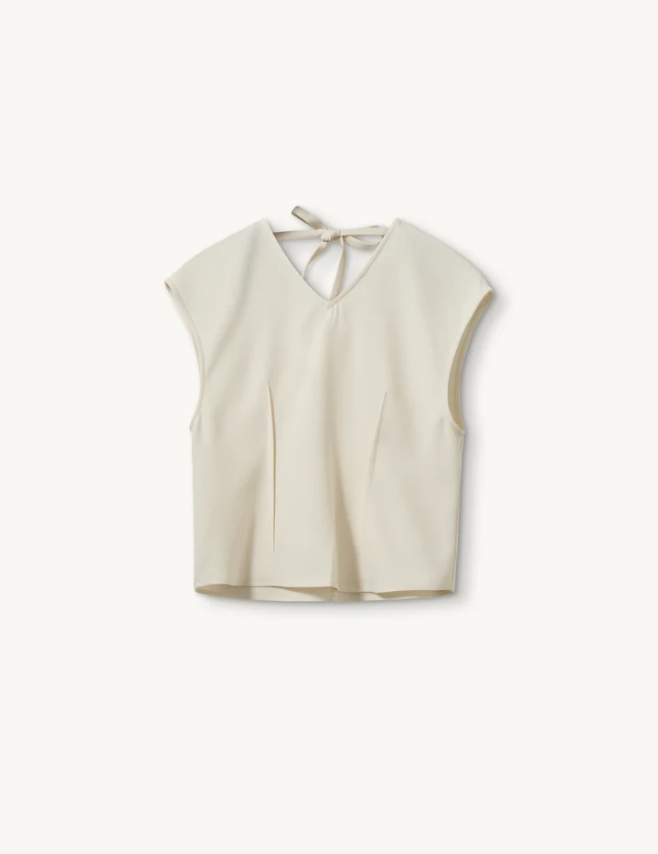 Crepe Back Blouse