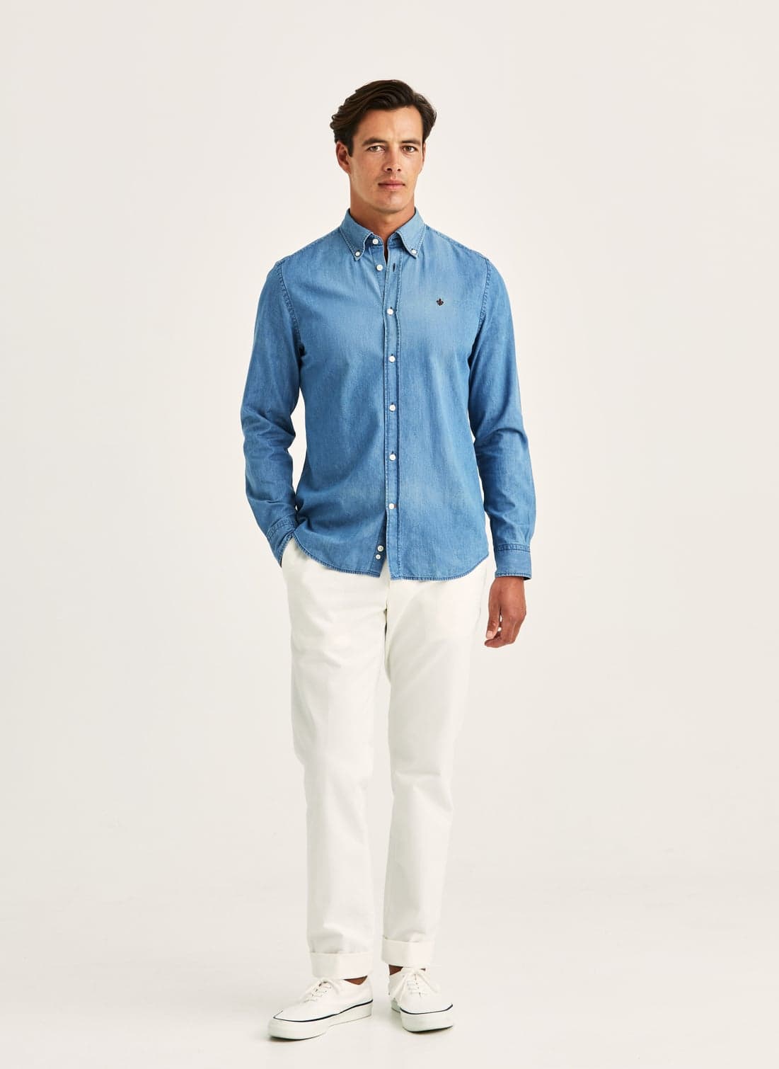 Light Denim Shirt-Slim Fit