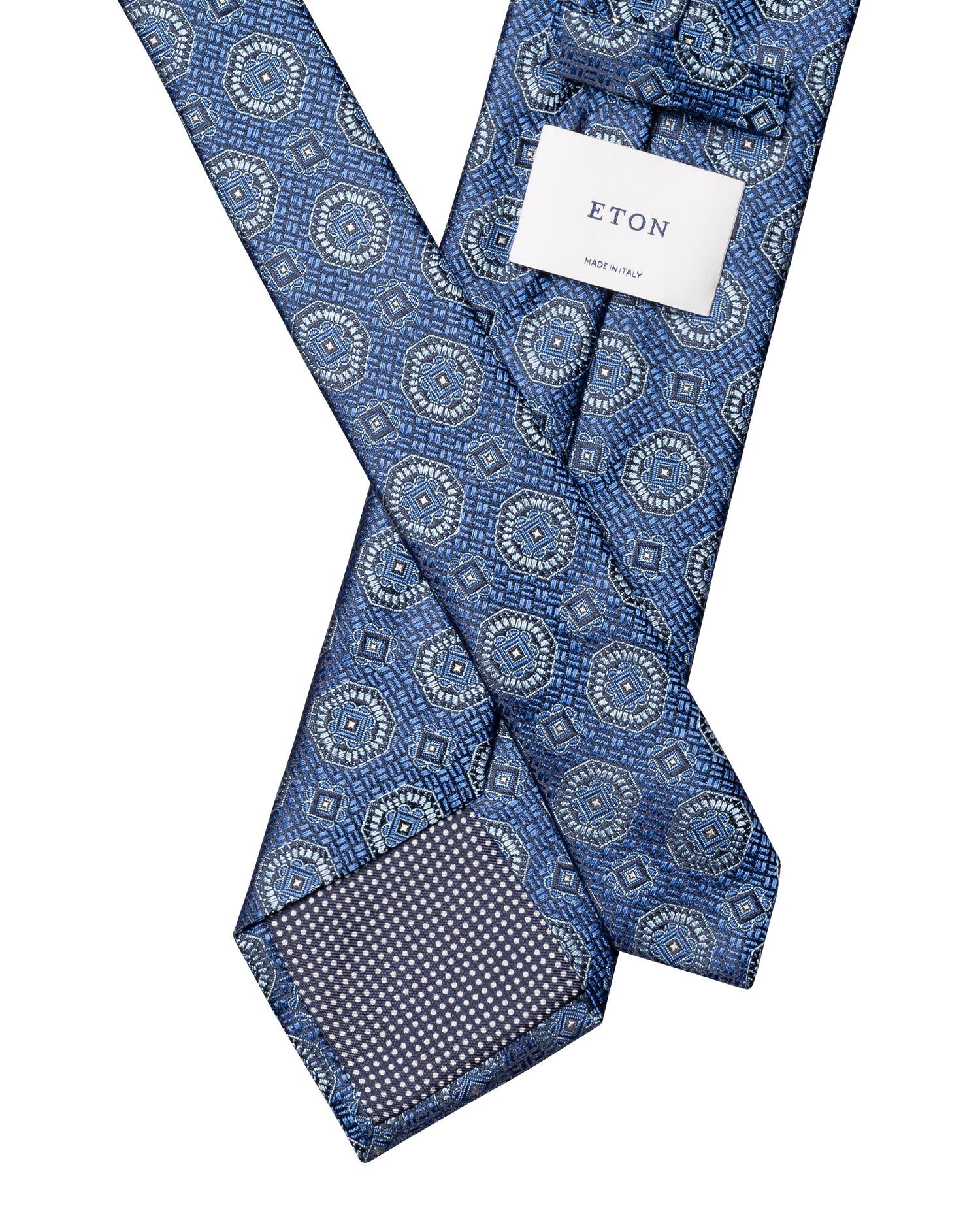 Medallion Woven Silk Tie