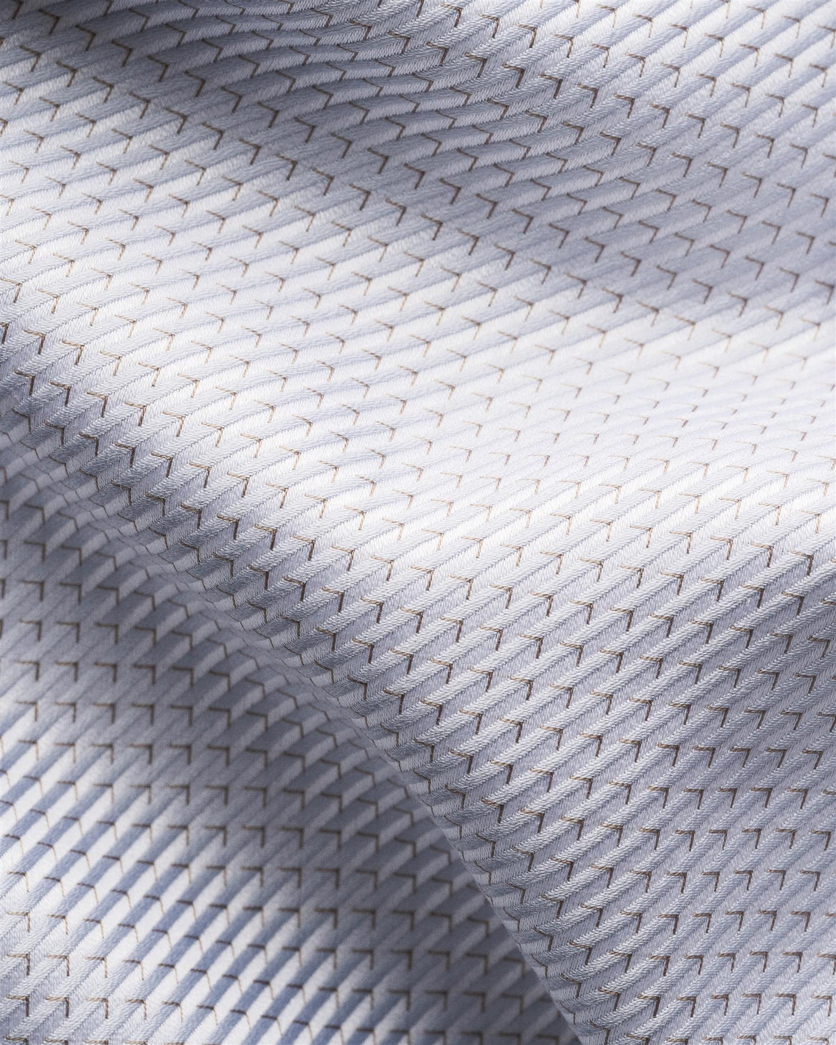 Mid grey Micro Check King Twill Shirt