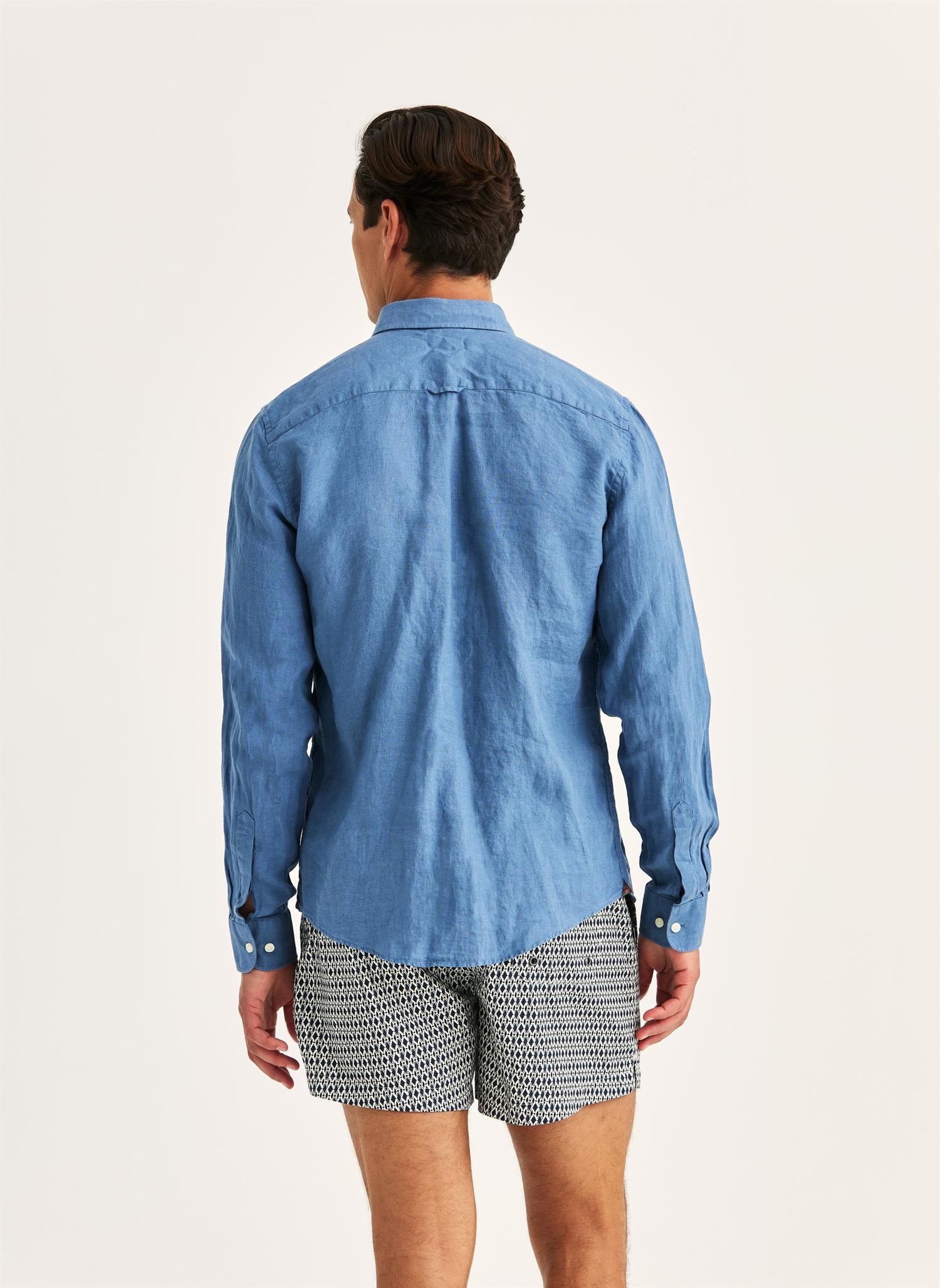 Douglas Linen Shirt-Classic Fit