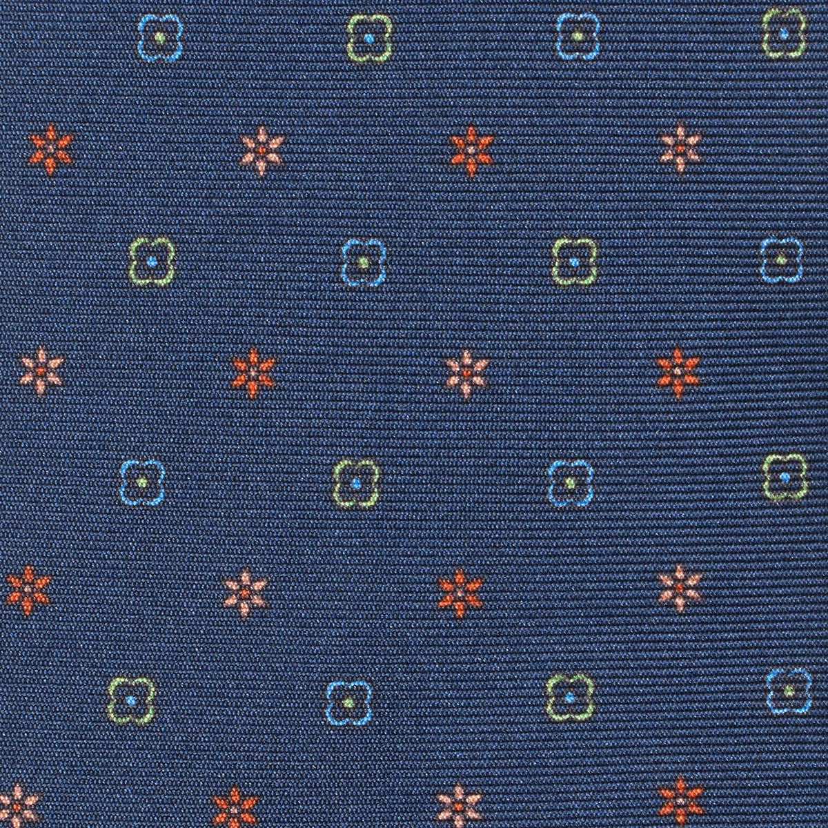 Micro Floral Selftipped Italian Silk Tie