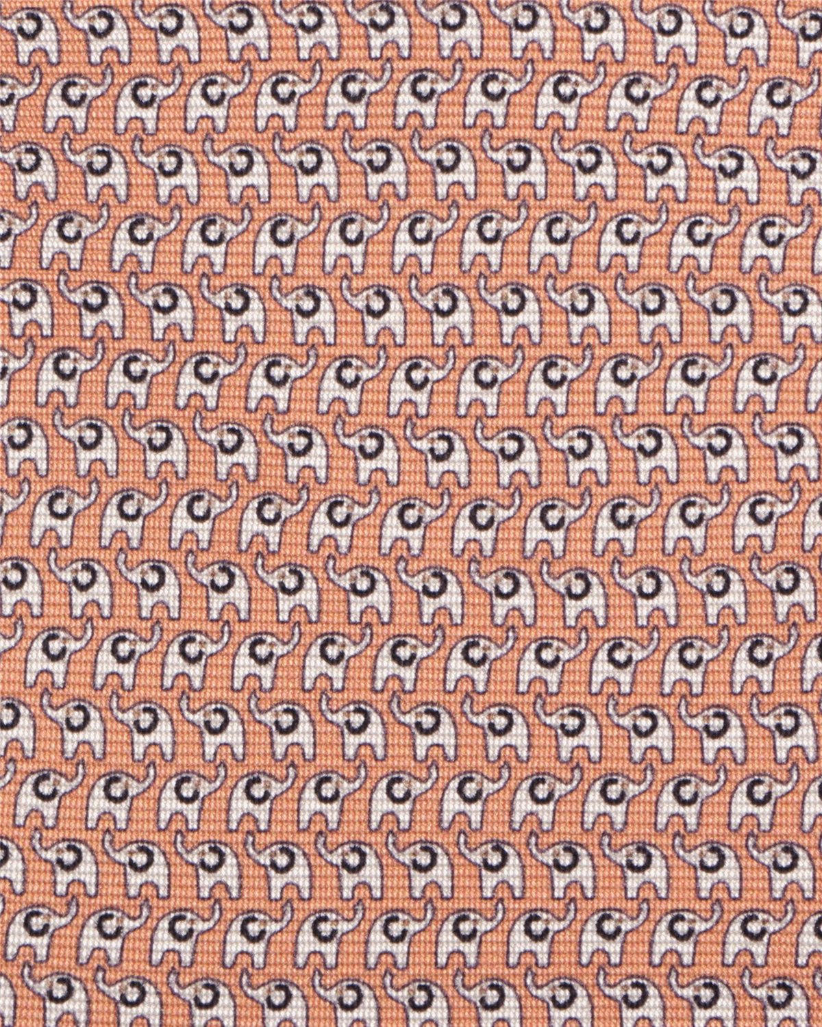 Animal Printed Selftipped Silk Tie