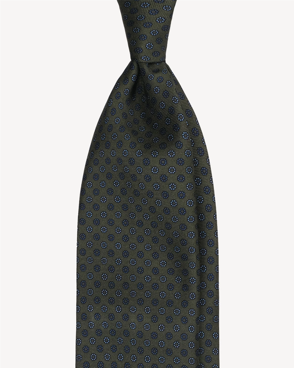 Micro Floral Selftipped Italian Silk Tie