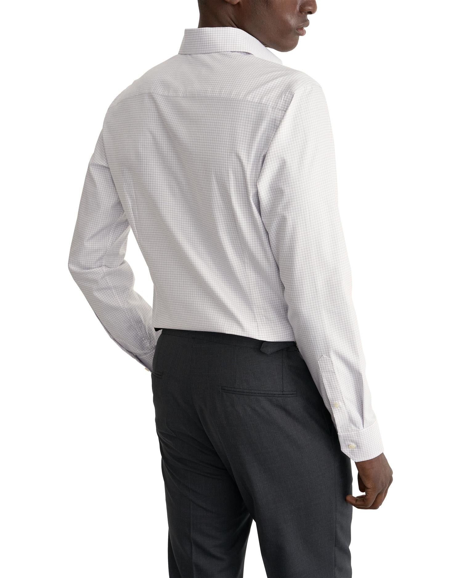 Beige Check Twill Shirt
